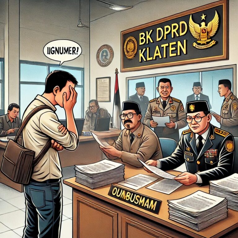 BK DPRD Klaten Bungkam! Aduan Perselingkuhan Legislator Mandeg, Ombudsman RI Turun Tangan