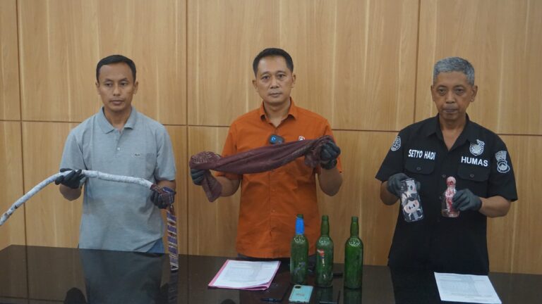 Gagalkan Perang Sarung, Polres Purbalingga Amankan 10 Orang