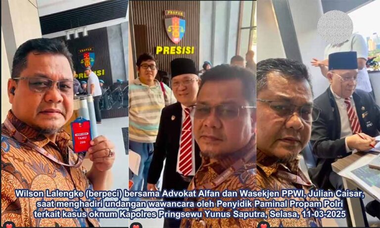 Terkait Kasus Kapolres Pringsewu Yunus Syahputra, Ketum PPWI Minta Diproses hingga Pemecatan
