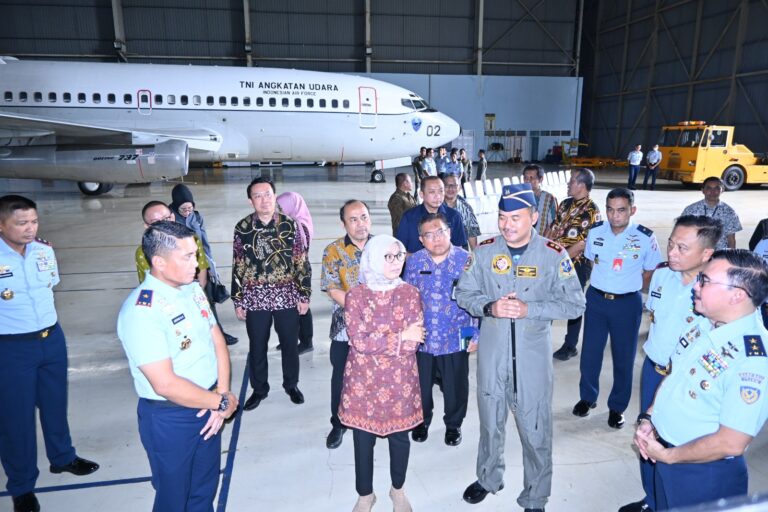Danlanud Sultan Hasanuddin Terima Kunjungan Ketua BPK RI