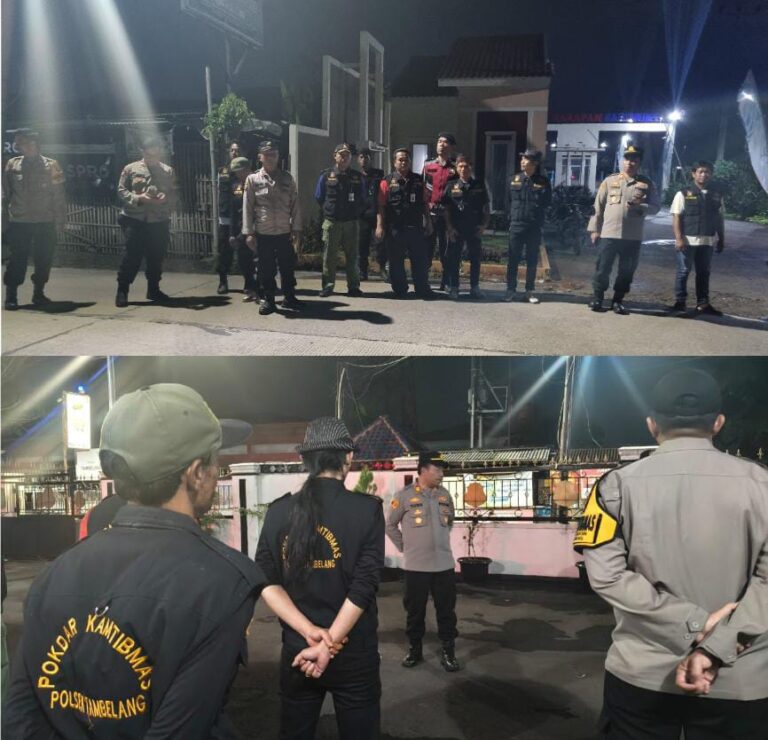 Kapolsek Tambelang Pimpin Apel Gabungan Persiapan Operasi Kehajatan Jalanan