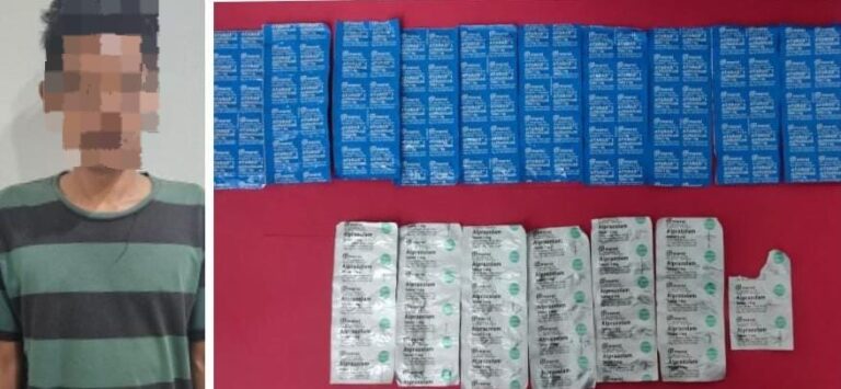 Miliki 165 Butir Obat, SUS Diciduk Sat Resnarkoba Polresta Banyumas