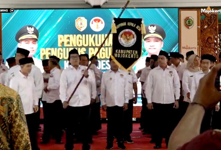 Paguyuban Kepala Desa Kabupaten Mojokerto, Hari Ini Resmi Dikukuhkan Bupati