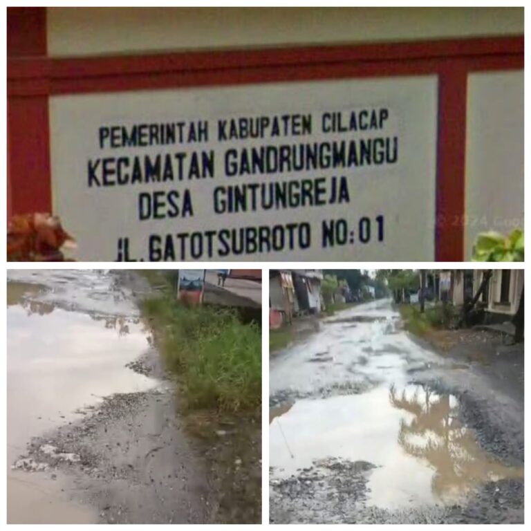 Sidakaya: Warga Gintungreja Geram, Akses Utama Lumpuh Akibat Jalan Rusak Parah