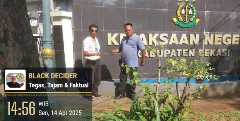 Kejari Kab Bekasi Tidak Becus Menangani Kasus Pelaporan FKMPB