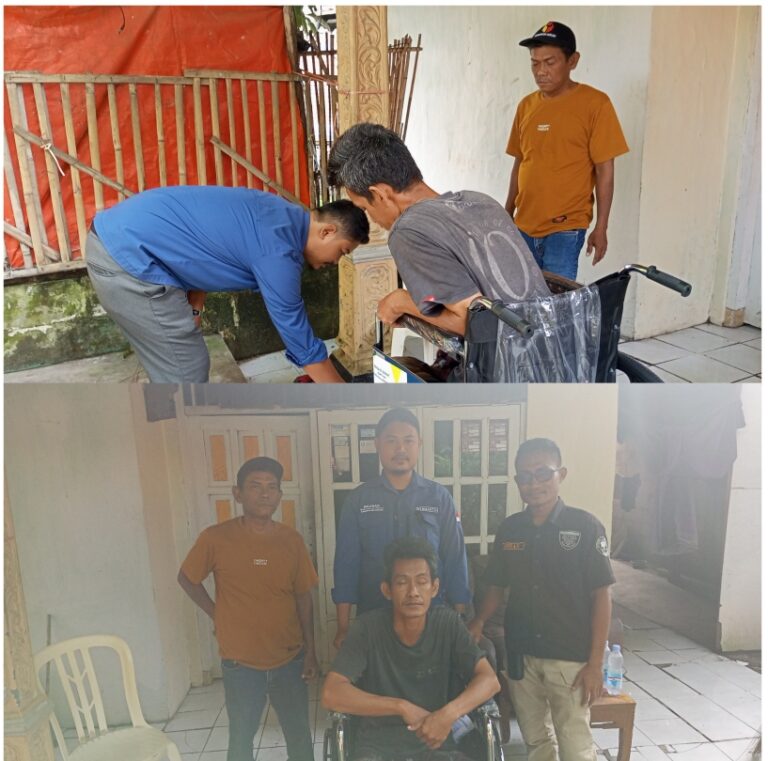 Warga Ucapkan Terima kasih Telah Mendapatkan Bantuan Kursi Roda dari Baznas Kabupaten Bekasi