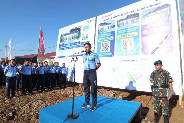 Memotivasi Prajurit Miliki Rumah Non Dinas, Danlanud Sultan Hasanuddin Tinjau Lokasi Perumahan Subsidi Di Maros