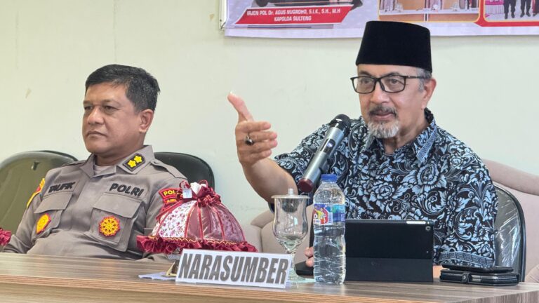 Ketua FKUB Sulteng Dukung Kepolisian Dalam Pemberantasan Aksi Premanisme