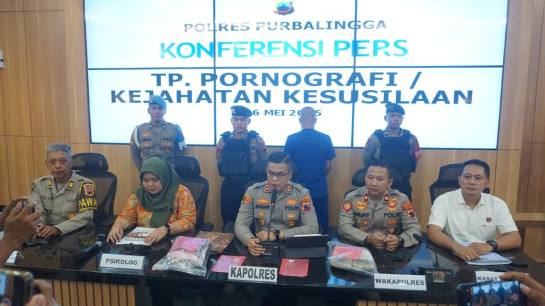 Polres Purbalingga Ungkap Kasus Pornografi