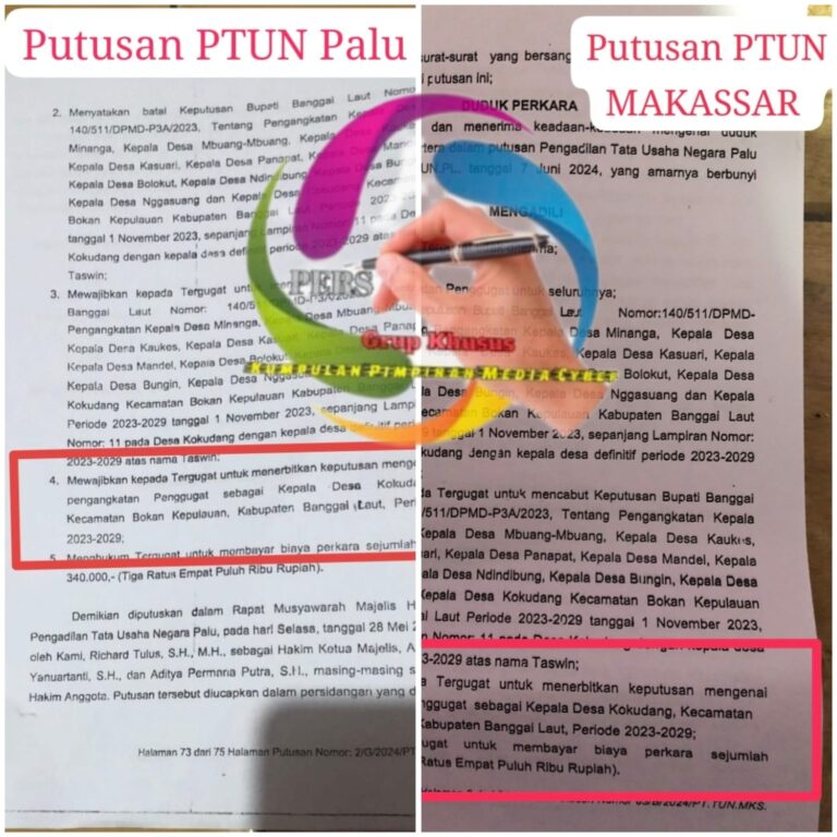 Bupati Banggai Laut di Persimpangan Pelanggaran Hukum: Membangkang Putusan Pengadilan, Diduga Terlibat Skandal Korupsi dan Penyelewengan Dana Publik