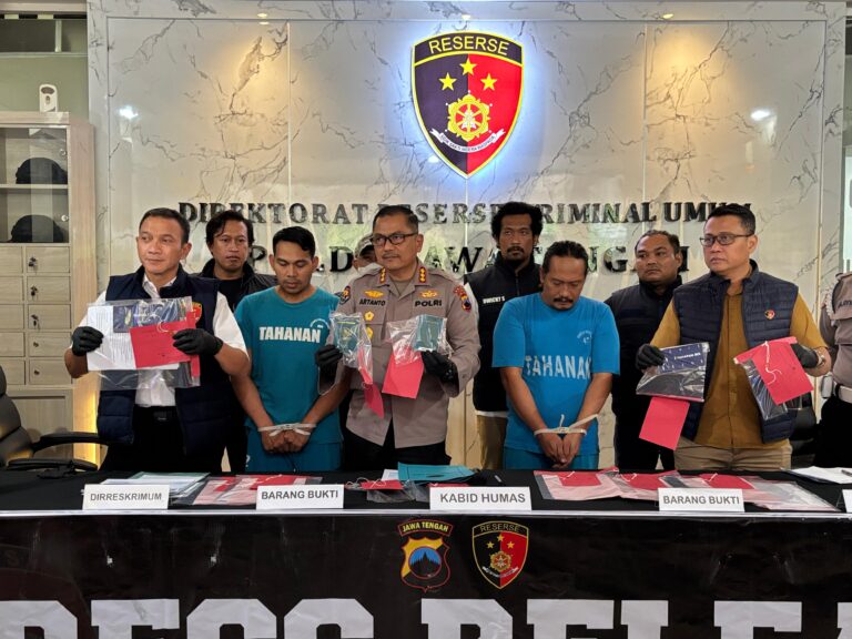 Polda Jateng Tangkap Dua Penyalur Pekerja Migran Ilegal, Telantarkan Puluhan Korban dan Raup Untung Milyaran Rupiah