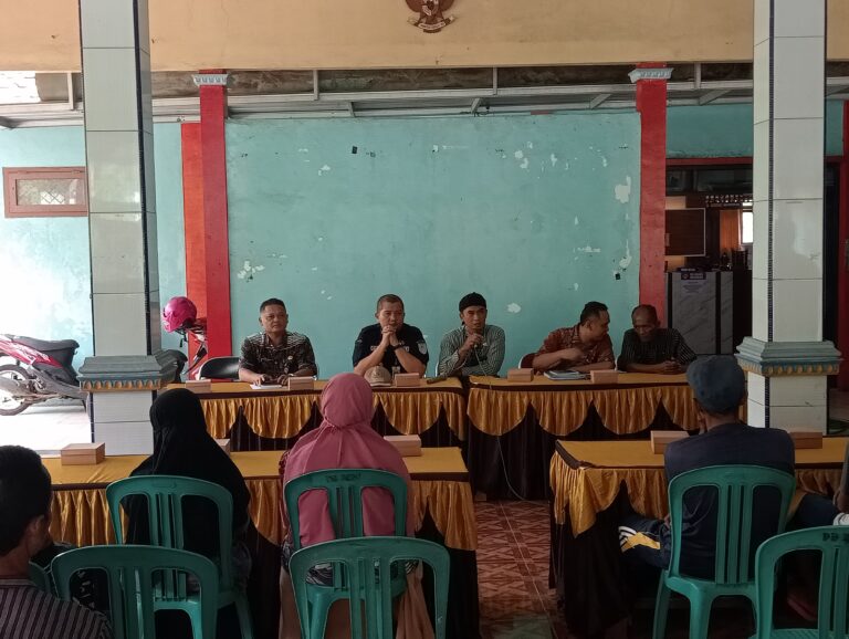 Sosialisasi Pengadaan Tanah untuk Pembangunan Jalan Segara Anakan Desa Rawaapu Kecamatan Patimuan