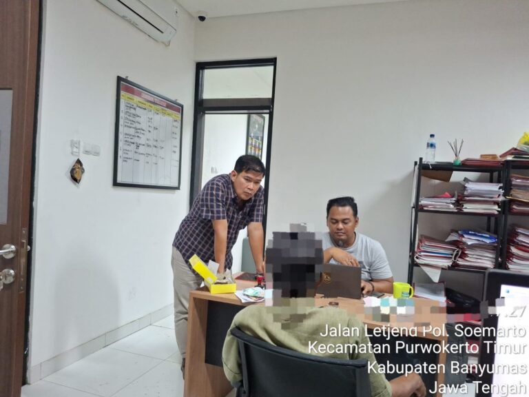 Kedapatan Menerima Pemasangan Nomor Togel, AK Ditangkap Sat Reskrim Polresta Banyumas