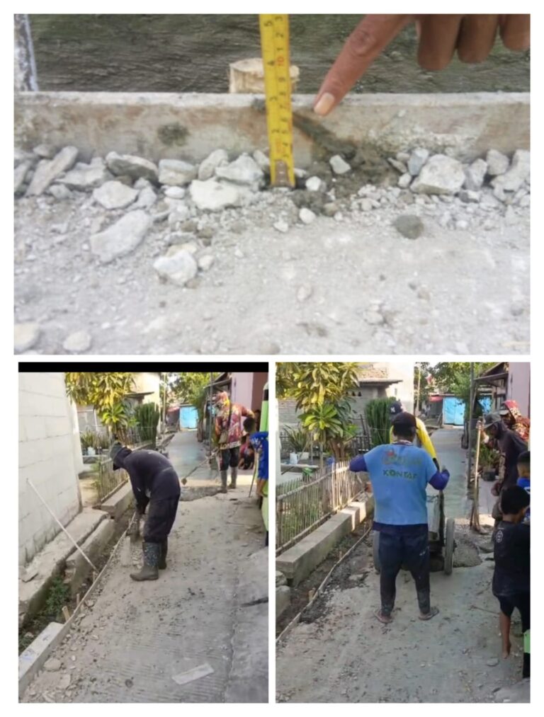 Pekerjaan Jaling Desa Kedung Waringin Dikerjakan Asal Jadi dan Amburadul, Inspektorat Harus Turun Untuk Lakukan Audit.