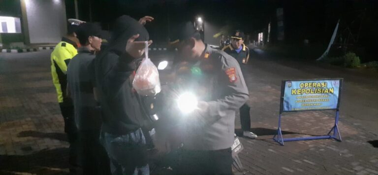 Polsek Serang Baru Gelar Operasi Kejahatan Jalanan,Dalam Rangka Mencegah Gangguan Kamtibmas