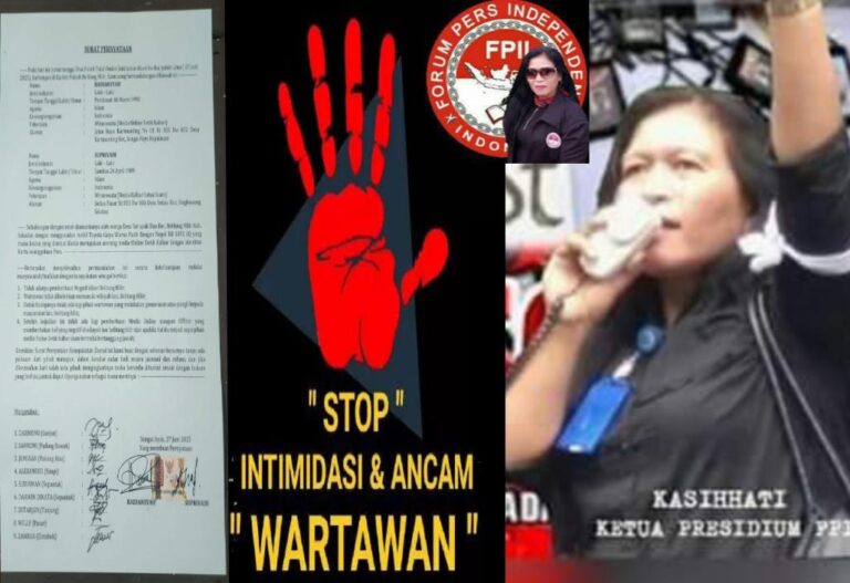 Kasihhati Aparat Harus tindak Tegas Orang Orang Yang Sudah Kriminalisasi dan Intimidasi Wartawan di Sekadau