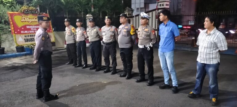 Antisipasi Kejahatan Jalanan, Polsek Serang Baru Gelar Apel OPS Cipta Kondisi