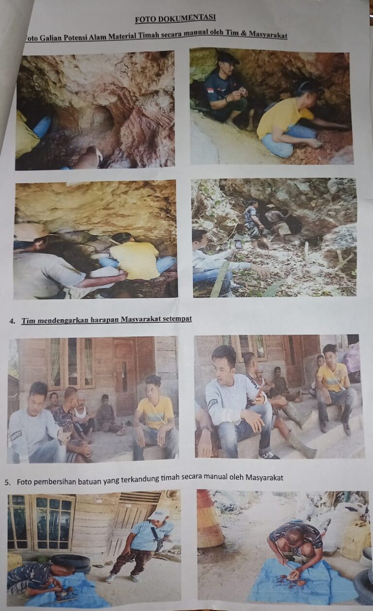 Penemuan Potensi Timah di Gunung Tambang Timah, Mandailing Natal: Harapan Baru bagi Masyarakat Sibanail Pasca Survei
