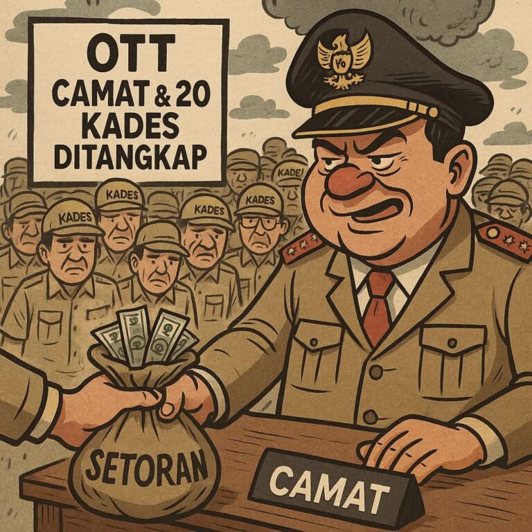 Oknum Camat dan Puluhan Kades Ditangkap dalam OTT: Sorotan Tajam Tata Kelola Desa di Sumsel