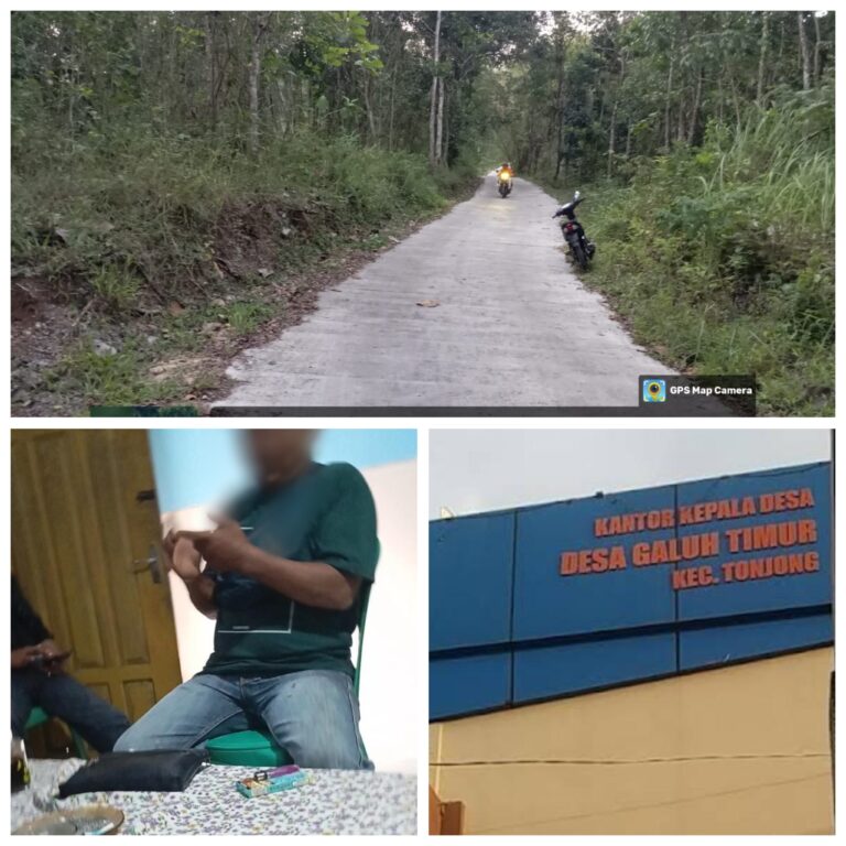 Diduga, Tipu Daya Kades Galuh Timur Memanipulasi Tanda Tangan Warga Demi kelancaran proyek