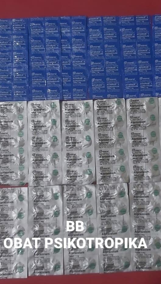 Polresta Banyumas Tangkap Pengedar Narkoba, 300 Butir Psikotropika Diamankan