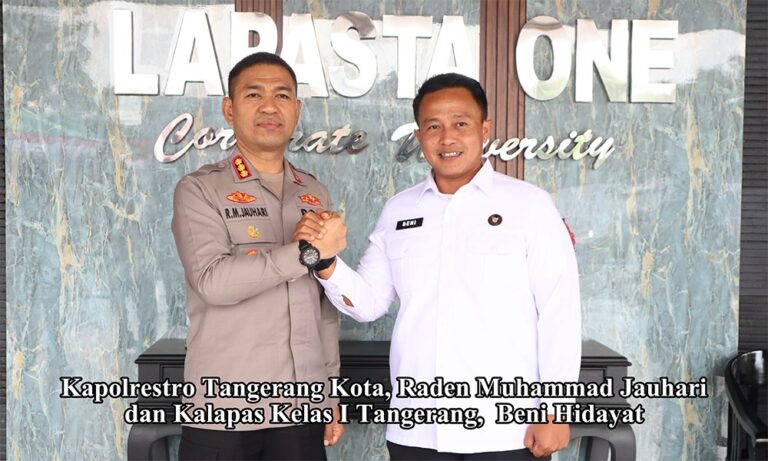 Lapas Kelas I Tangerang Terima Kunjungan Kerja Kapolres Metro Tangerang