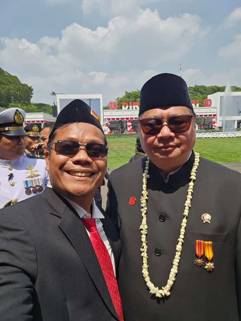Ketua umum progib mengikuti upacara kemerdekaan RI ke -80 diistana merdeka jakarta.