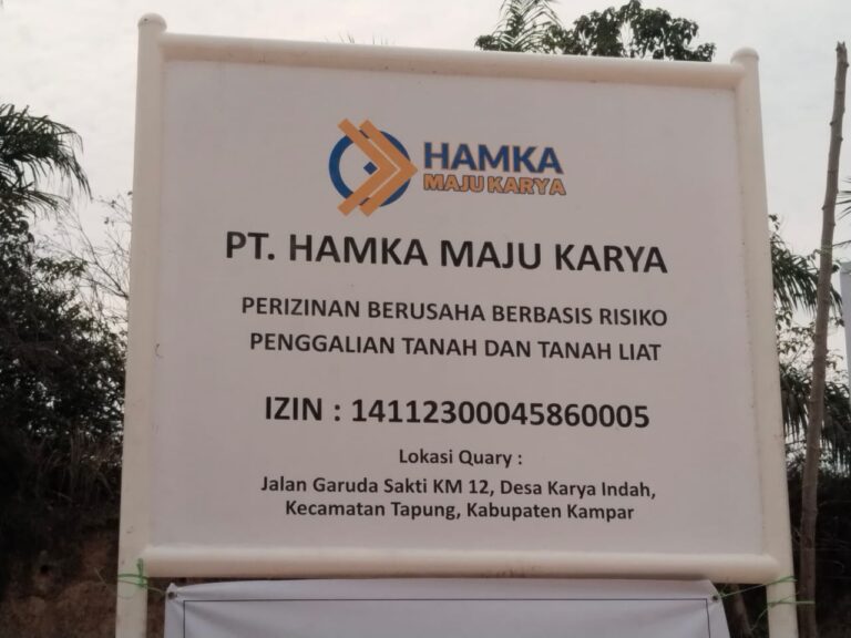 WARGA KAMPAR GERAM! PT. HAMKA MAJU KARYA DIDUGA ABAIKAN KESELAMATAN DAN LANGGAR UNDANG-UNDANG