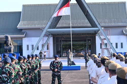 Tanggap Situasi, Danlanud Sultan Hasanuddin Pimpin Apel Kesiapsiagaan