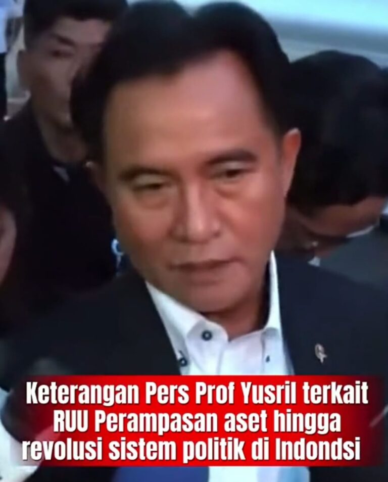 Pemerintah Dorong RUU Perampasan Aset dan Reformasi Politik, Sinyal Serius Berantas Korupsi dan Benahi Demokrasi