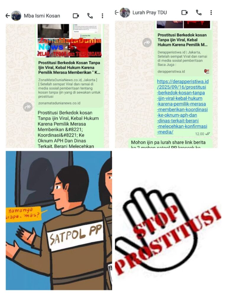 Kost2an Tidak Berijin Untuk Prostitusi Terselubung Di TDU, Warga masyarakat Resah, Pemkot Jakbar Diam,  Ada Apa ???