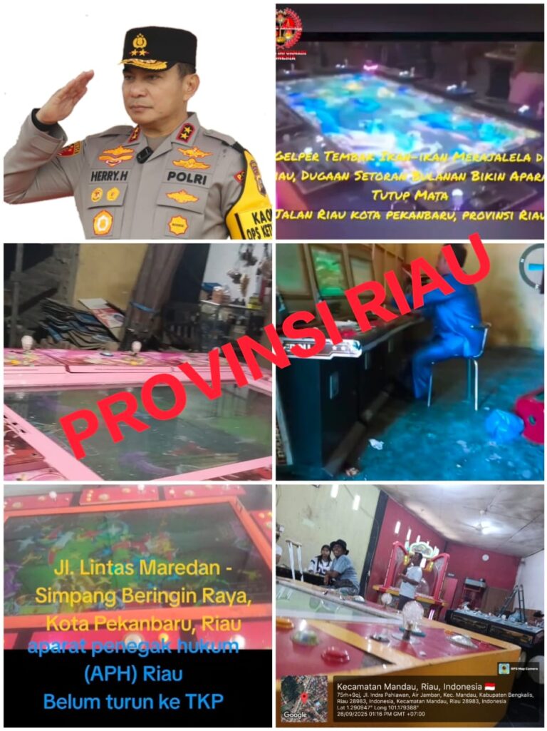 Bandar Judi di Kecamatan Mandau, Riau Diduga Kebal Hukum, Ada Siapa di Belakangnya?