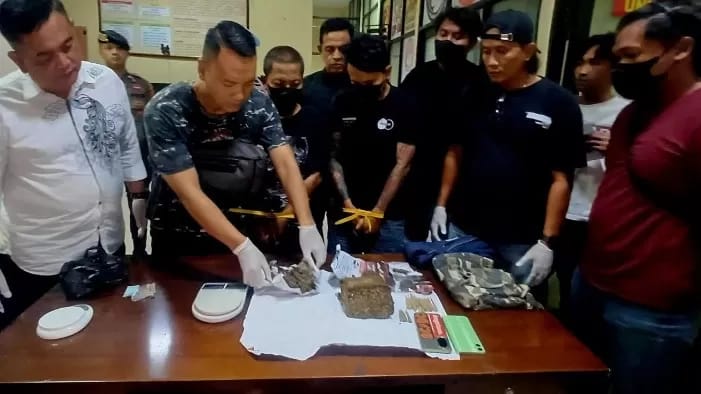 Bandar ganja di Bumiayu di Gerebek Satres Narkoba Polres Brebes