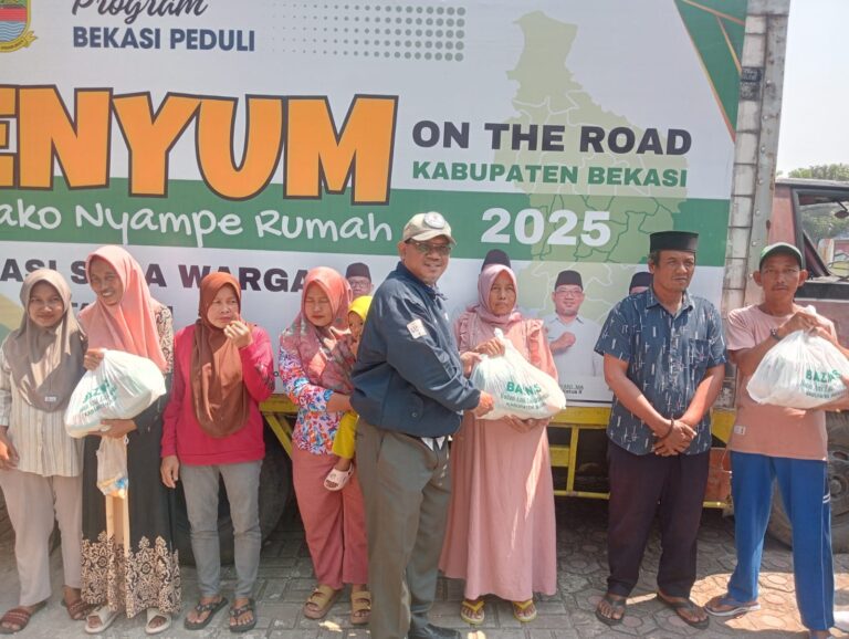 Sebanyak 350 Paket Sembako di Salurkan Baznas Kabupaten Bekasi,Untuk Warga Kurang Mampu