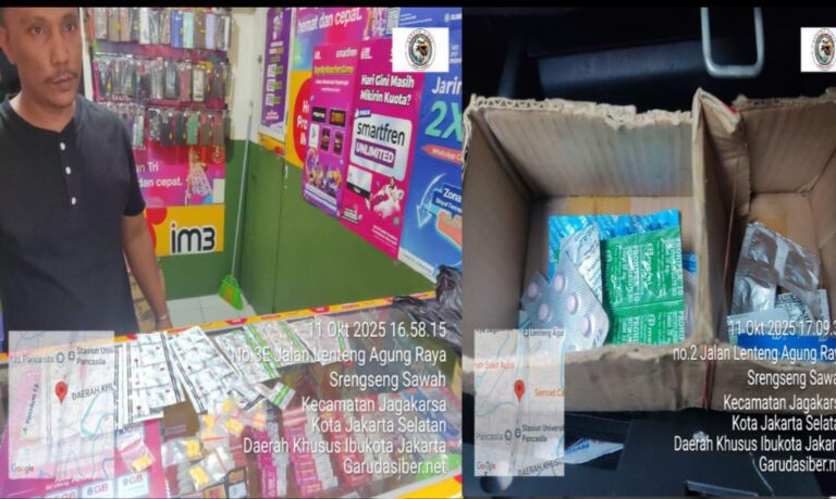 Berkedok Konter Pulsa, Bos Odi: Raup Rp1,2 Juta Sehari, Sang ‘Raja’ Tramadol dan Eximer Jakarta Selatan