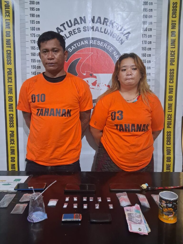 Tanpa Negosiasi! Sat Narkoba Polres Simalungun Tindak Tegas Pasangan Kekasih Bandar Sabu, Amankan 7,93 Gram