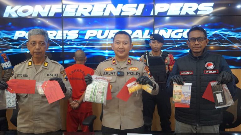 Jual Obat Terlarang, Warga Medan Diringkus Polres Purbalingga