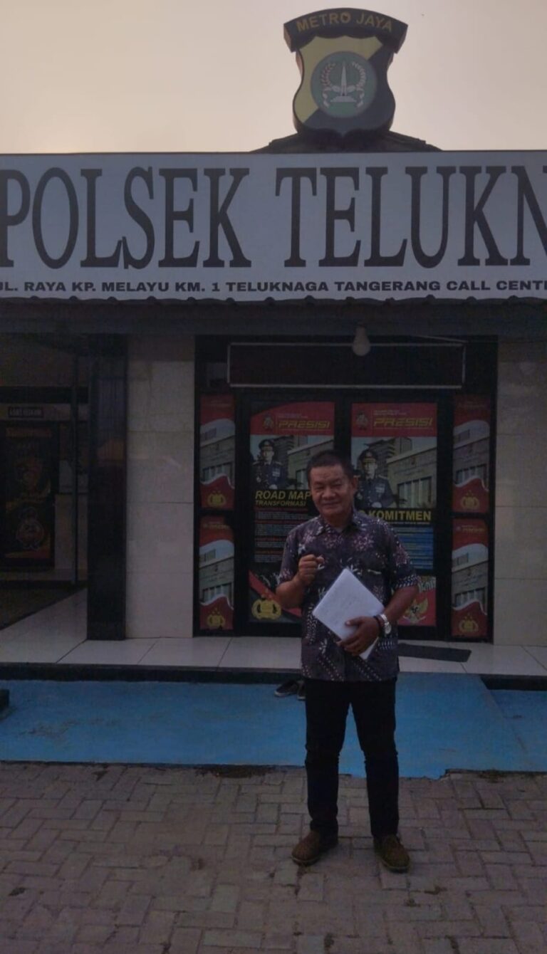 Adv Felix N H Mahukae S,E, S,H CTA Menyoroti Ketidak Profesionalan Polres Metro Tangersng Kota.