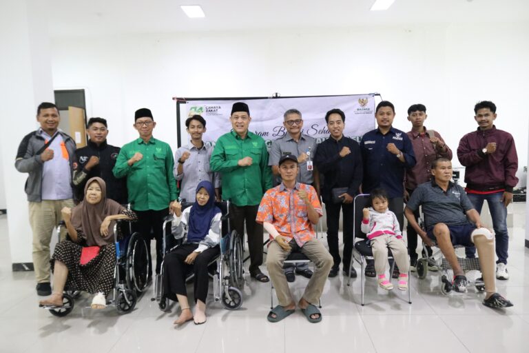 Warga Ucapkan Terimakasih Kepada Baznas Kabupaten Bekasi,Sudah Salurkan Bantuan Kaki dan Tangan Palsu