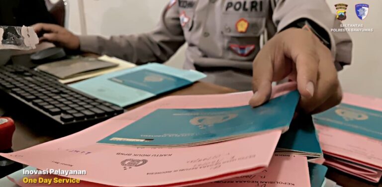 Pelayanan “One Day Sevice” BPKB Sat Lantas Polresta Banyumas