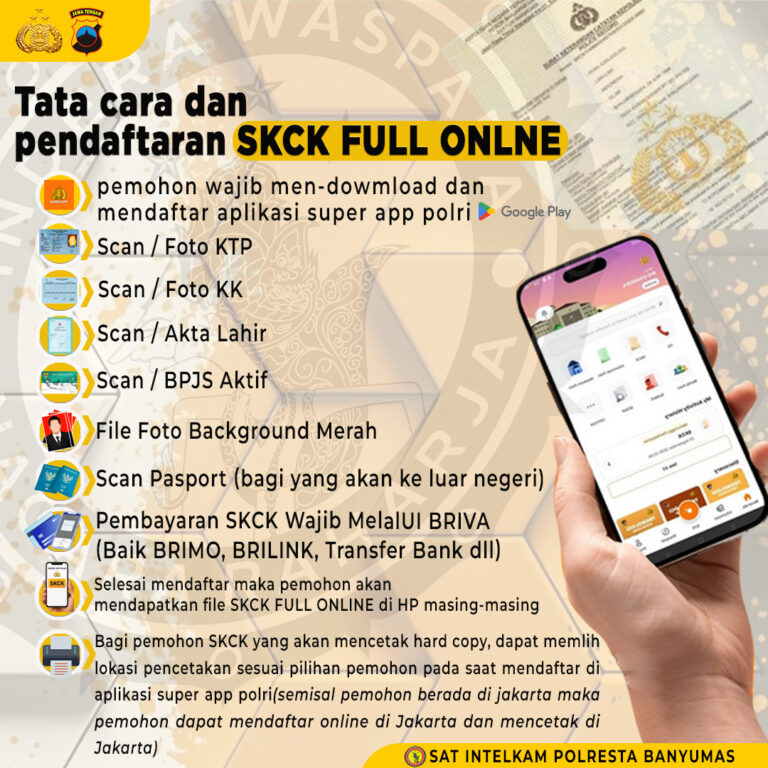 Sekarang Lebih Praktis!” – Warga Sambut Positif Layanan SKCK Online Polresta Banyumas