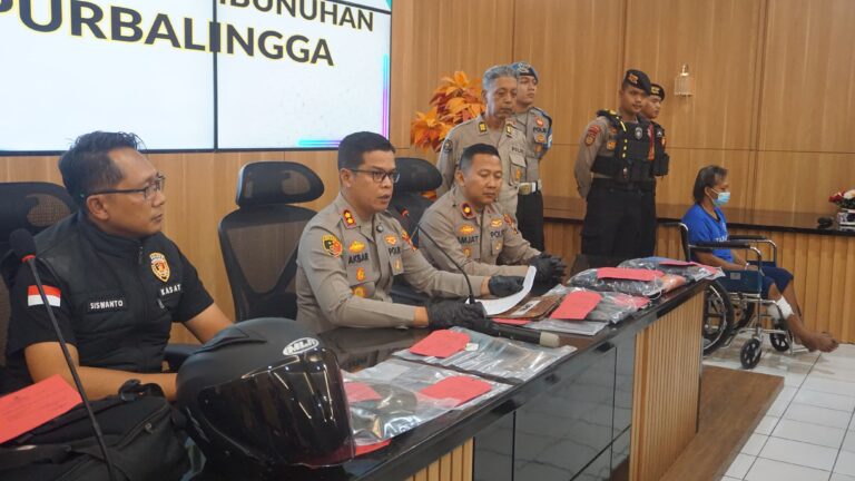 Polres Purbalingga Ungkap Kasus Pembunuhan Perempuan di Wirasana