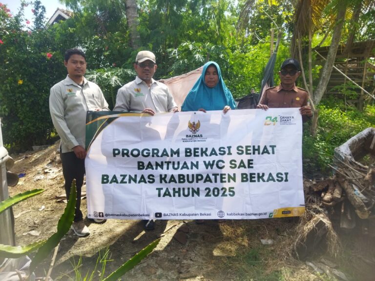 Ketua RT 03 Desa Sukakerta Ucapkan Terimakasih Kepada Baznas Kabupaten Bekasi,Yang Bakal Bangun WC SAE