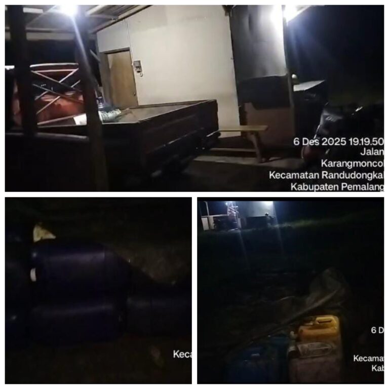 Didapati Puluhan Jerigen Berisi Solar Subsidi Telah Ditimbun Diarea Persawahan