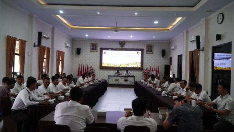 Polres Kebumen Sosialisasikan KUH Pidana Terbaru kepada Jajaran Kanit Reskrim