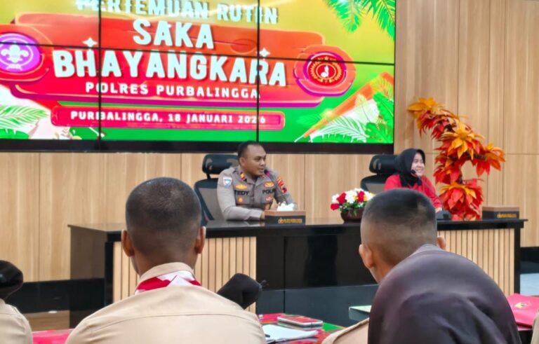 Kasatbinmas Polres Purbalingga Beri Pesan Saka Bhayangkara