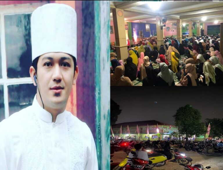 KH. Zaky Mubarok Di Pengajian Rutin MT Nahdhotussyubban: Pelindung Hati Jernih Ridho illahi