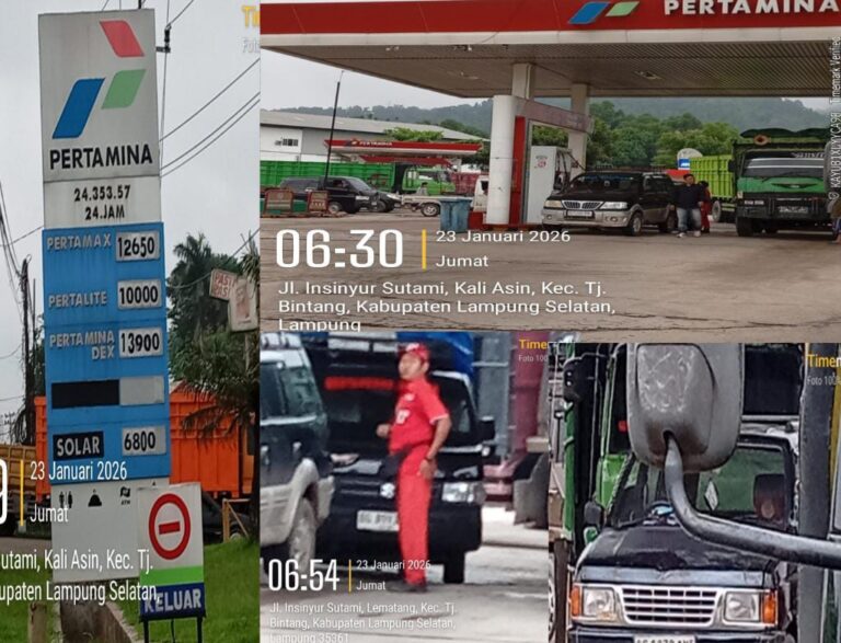BBM Bersubsidi Disedot Mafia, SPBU 24.353.57 Tanjung Bintang Disorot