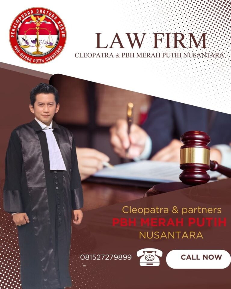 Kantor hukum Cleopatra & partners berdiri sejak 2018 di Jagakarsa Jakarta Selatan.