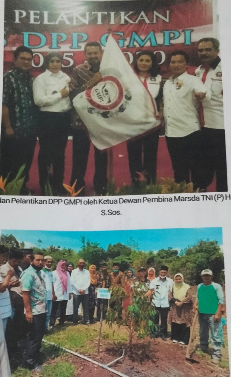 Pengurus DPP GMPI dan Peduli Lingkungan. PFi